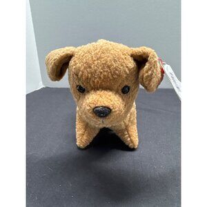 Ty Beanie Babies Tuffy Plush Dog Brown & Tan Retired 1996 Collectible Stuffed An